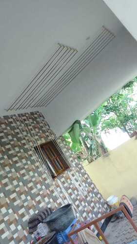 Ceiling mounted pulley type cloth drying hangers in Karukutty Kerala