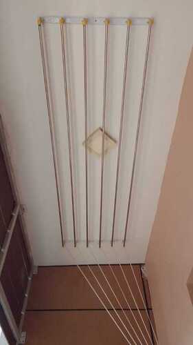 Ceiling mounted  pulley type cloth drying hangers in Kannikkara Kerala