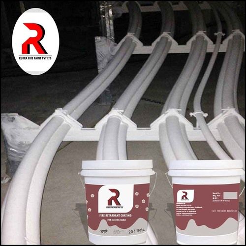 White Fire Retardant Coating For Electric Cable