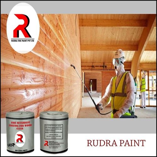 Brown Fire Retardant Coating For Wood Clear