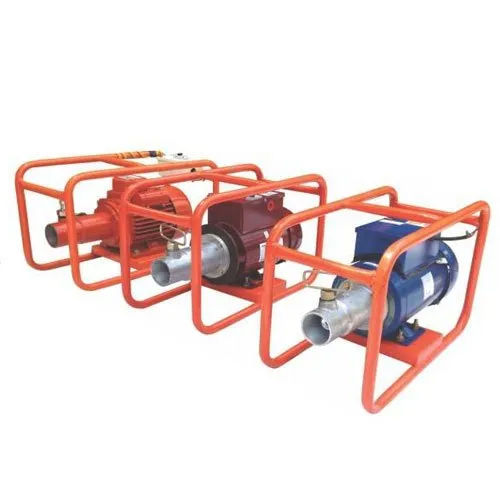 Orange Electric Motor Concrete Vibrator