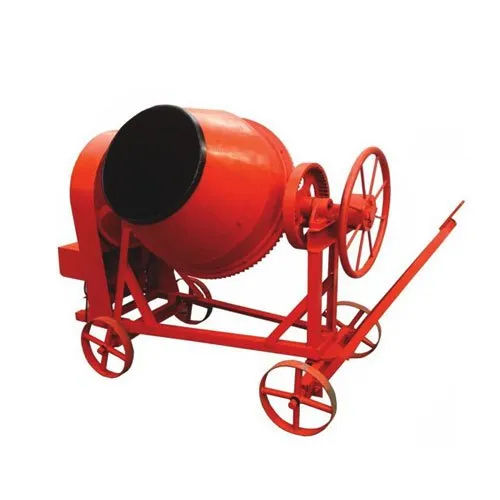 Orange Tilting Type Electric Half Bag Concrete Mixer