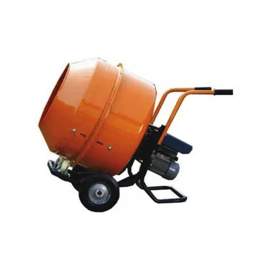 Orange 230l Motor Trolley Type Concrete Mixer