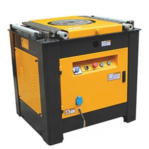 Yellow 36Mm Bar Bending Machine