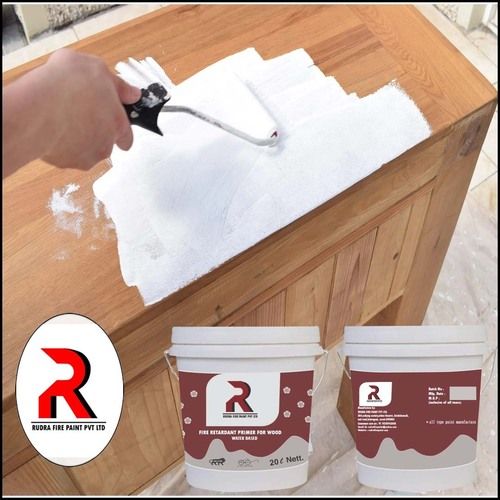 White Fire Retardant Primer For Wood Water Based