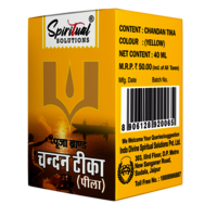 Chandan Tika 40 ML Yellow