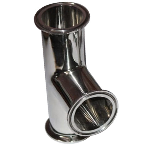 Silver Stainless Steel Pipe Tc Tee