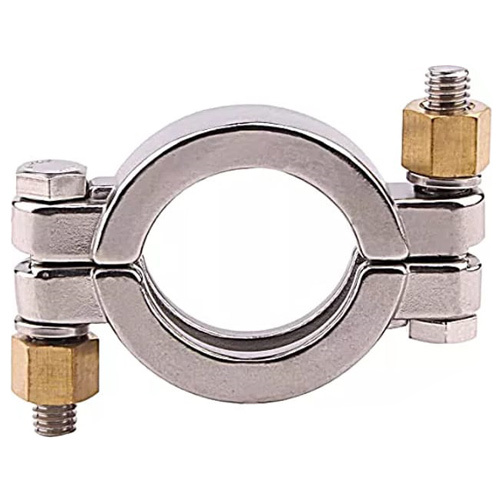 Silver Ss Pipe Holder Hanger Clamp