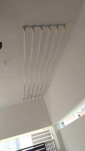 Ceiling mounted pulley type cloth drying hangers in  Ambalur Kerala