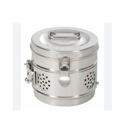 Hospital Dressing Drums - Stainless Steel