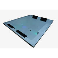 Outdoor Jacuzzi Bathtub - Acrylic, Rectangular Shape, Glossy White Finish | Quality Tested, Crack Proof, Polished Surface, 5-year Warranty, Floor-mounted