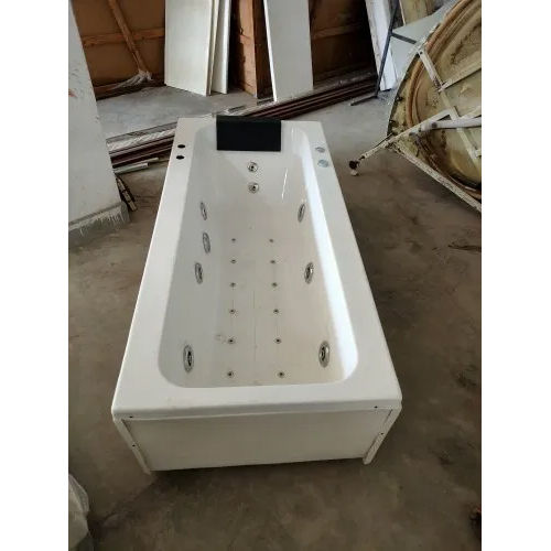 Jacuzzi Bathtub - Acrylic Material , White Color , Ground Mount for Bathroom Use