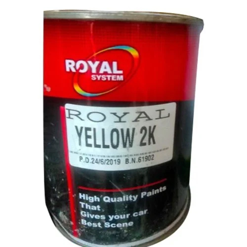 Any Color Royal System Yellow 2K Oil Base Paint