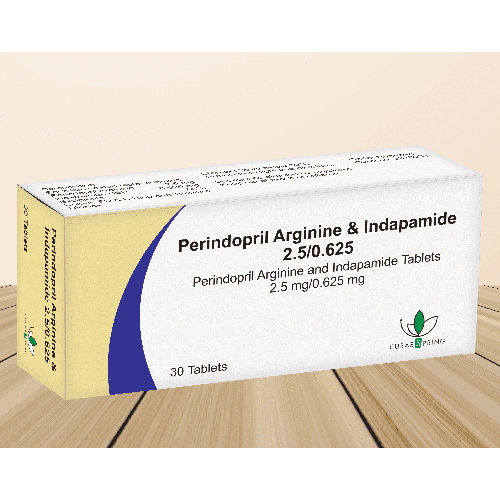 2.5-0.625 mg Perindopril Arginine And Indapamide Tablets