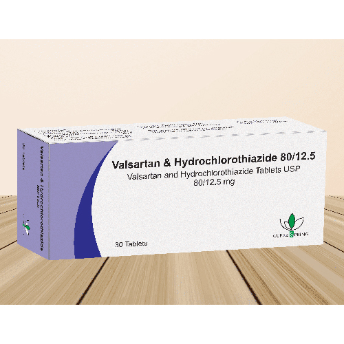 80-12.5 mg Valsartan And Hydrochlorthiazide Tablets USP