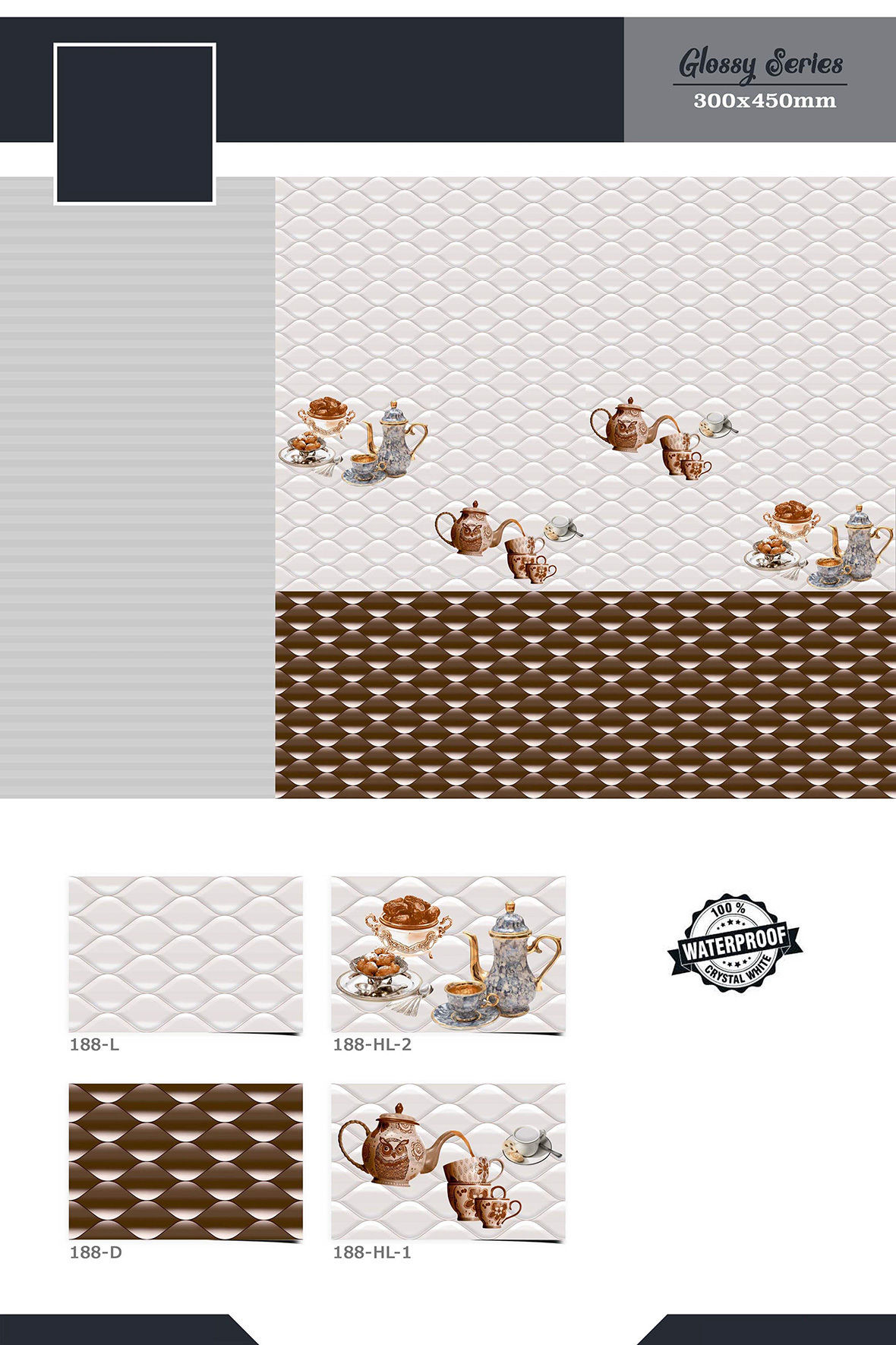300x450m Kitchen Wall Tiles