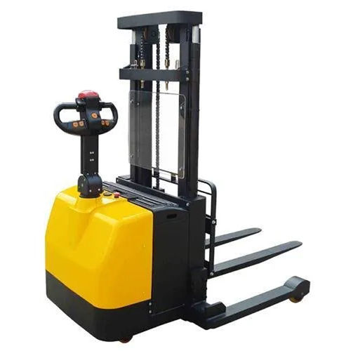 Fully Electric Stacker - Max Lifting Height 1600-6000mm , Strong, Durable, Easy To Operate, Yellow-Black Color, High Quality & Durable, 1 Year Warranty