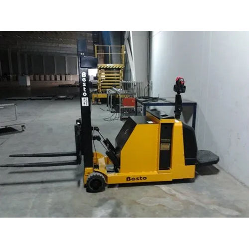 Yellow-Black Battery Operated Counter Balance Stacker