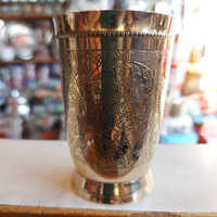 Brass Glass Set - Color: As Per Availability