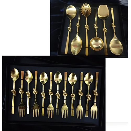 Gold Spoon Set