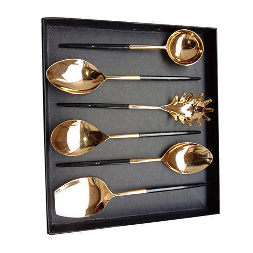 Gold Serving Spoon