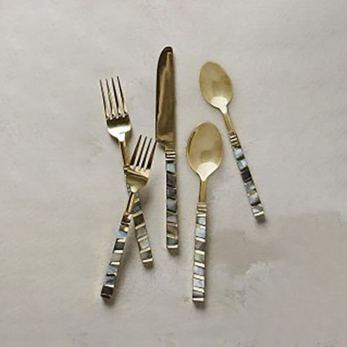 Gold Flateware Set