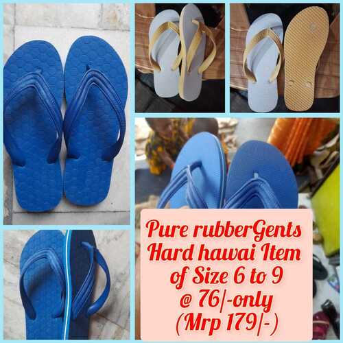 Mens Boston Fit pure Rubber Slipper