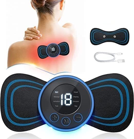 Rechargeable Full Body Massager for Pain Relief butterfly mini massager ems massager neck massager for cervical pain mini massager For Shoulder Arms Legs