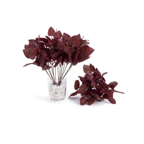 7 Head Deep Red Leaves Plants