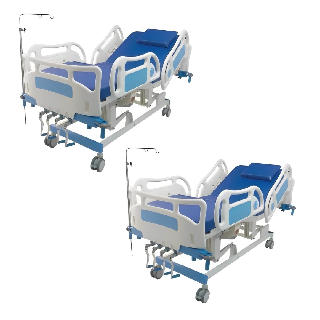 I.C.U BED FIVE FUNCTIONAL MANUAL HOSPITAL BEDs