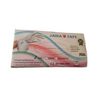 Comfortable Fit Full Finger Plain Rubber Latex Examination Hand Gloves For Safety Purpose