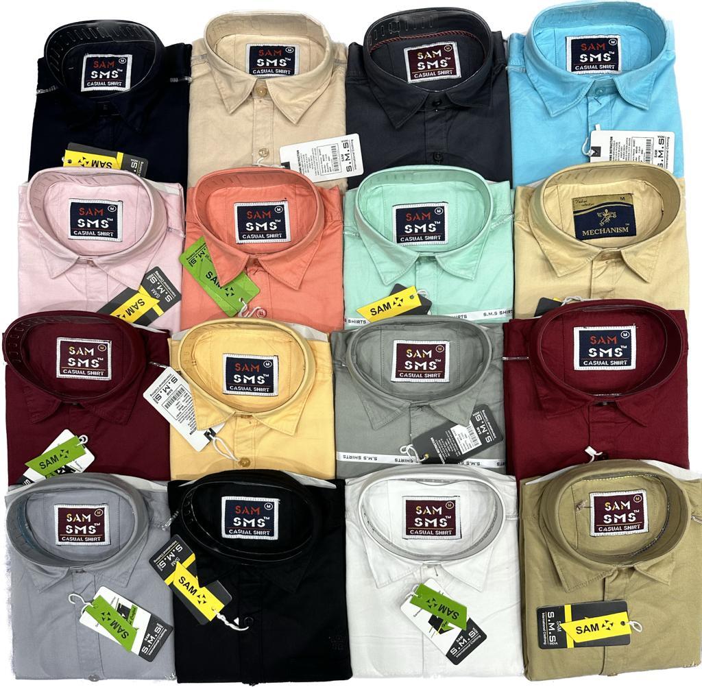 Checked Cotton Men Casual Shirts