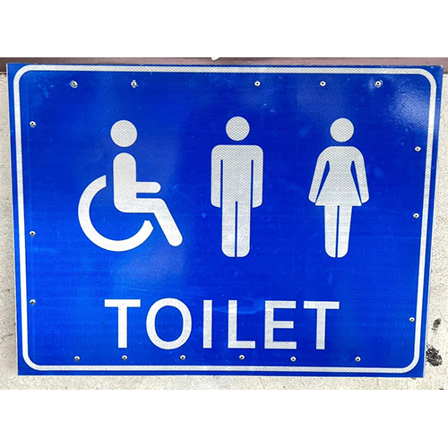 Roadway Retro Reflective Sign Board - Material: Acp/Aluminium Sheet