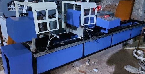 upvc window double head cutting machine