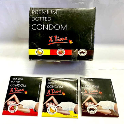 X Time Premium Dotted Condom