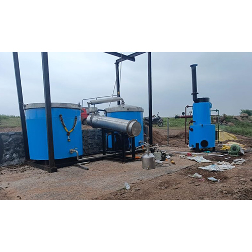 Semi-Automatic Stainless Steel Oil Distillation Plant