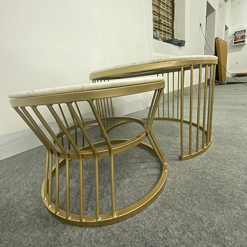 Classic Complementing Golden Coffee Table