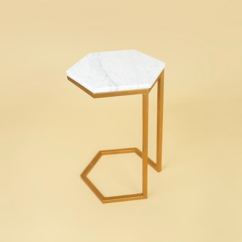 White Marble C Table