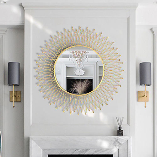 Shining Wall Round Mirror