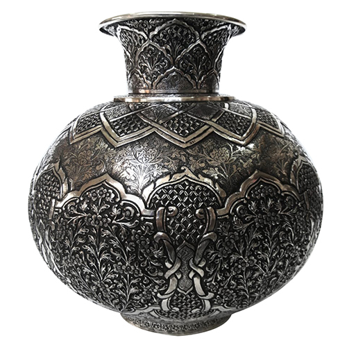 Antique Silver Decorative Flower pot