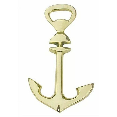 Bottle Opener Anchor Cap Lifter Brass