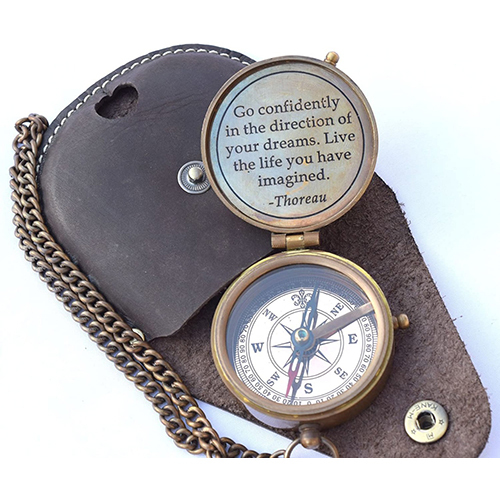 Compass with case