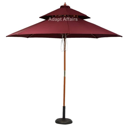 Maroon Center Pole Garden Umbrella