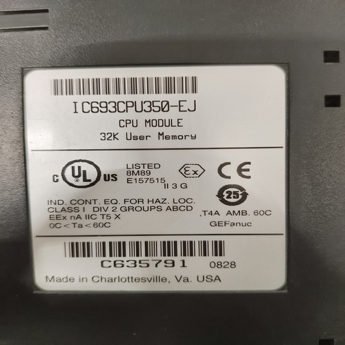 GE FANUC IC693CPU350-EJ CPU MODULE