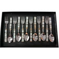 Steel Cutlery Set - High-quality Metal, Customized Size, Polished Finish, Modern Design, Elegant Dining Experience, Color Availability