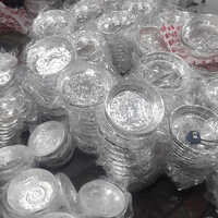 Buddhist Silver Pooja Materials - Premium Quality Metal, Polished Elegance | Durable, Easy to Clean, Indian Design, Intricate Casting Technique