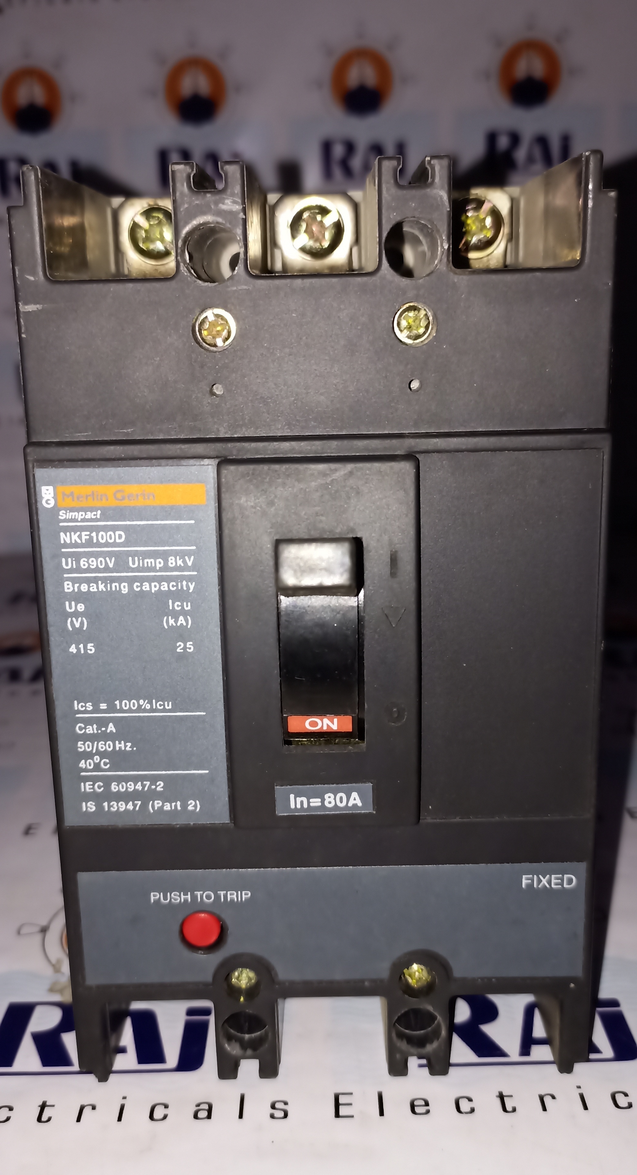 MERLIN GERIN (NKF100D) 80A 3P MCCB