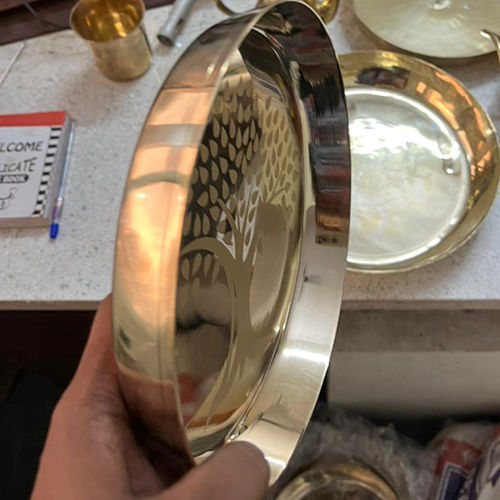 Bronze Designer Dinner Plate