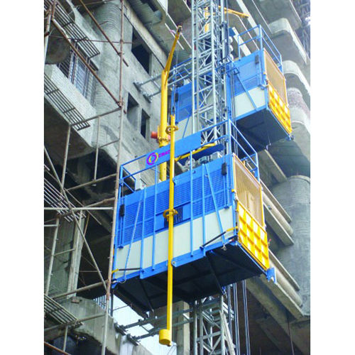 Stainless Steel Double Cage Hoist Lifts