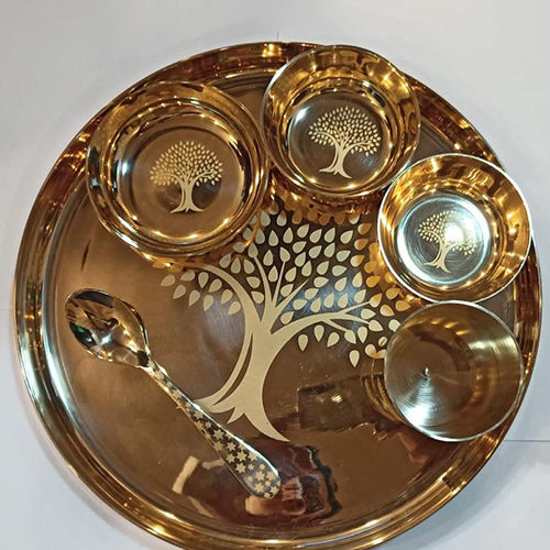 Bronze Designer Dinner Set